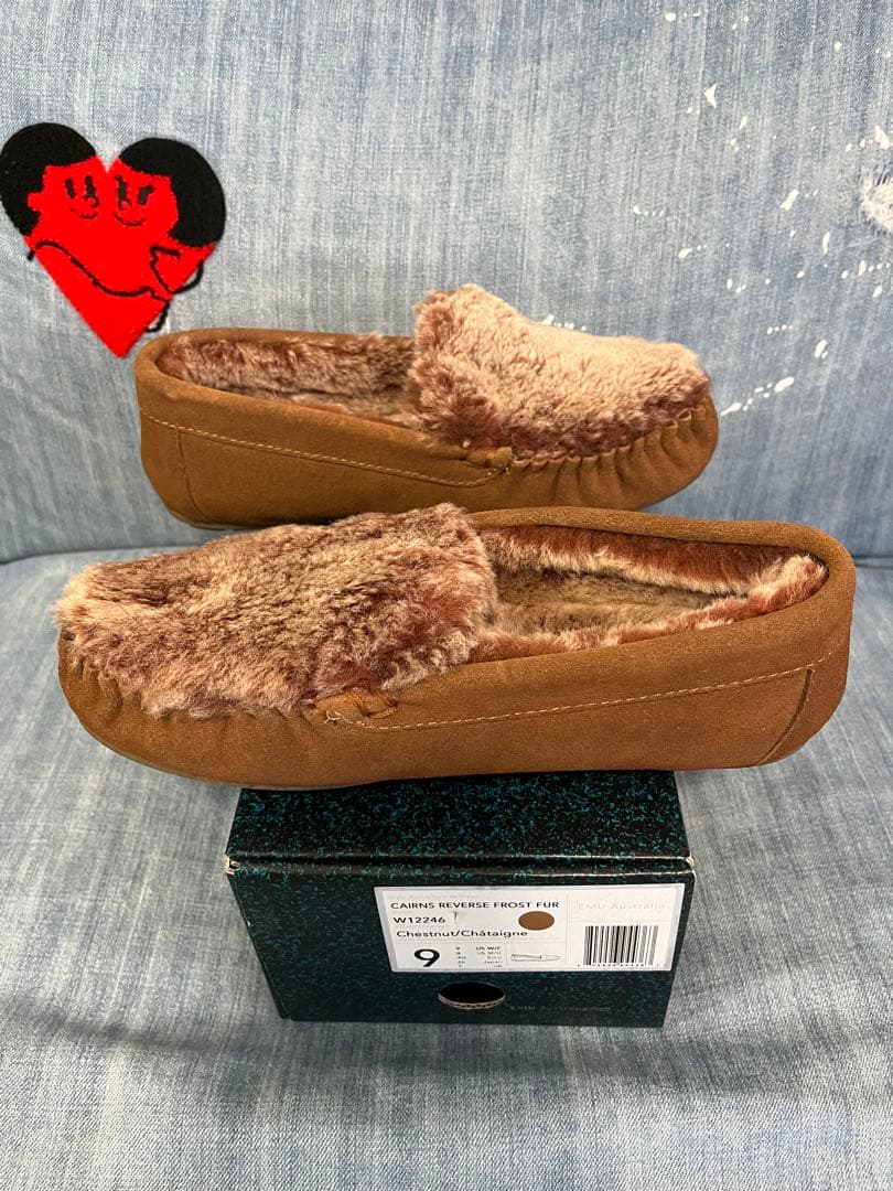 EMU Australia エミュー　ムートン　ファー　モカシン