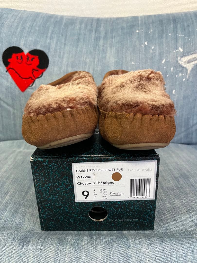 EMU Australia エミュー　ムートン　ファー　モカシン