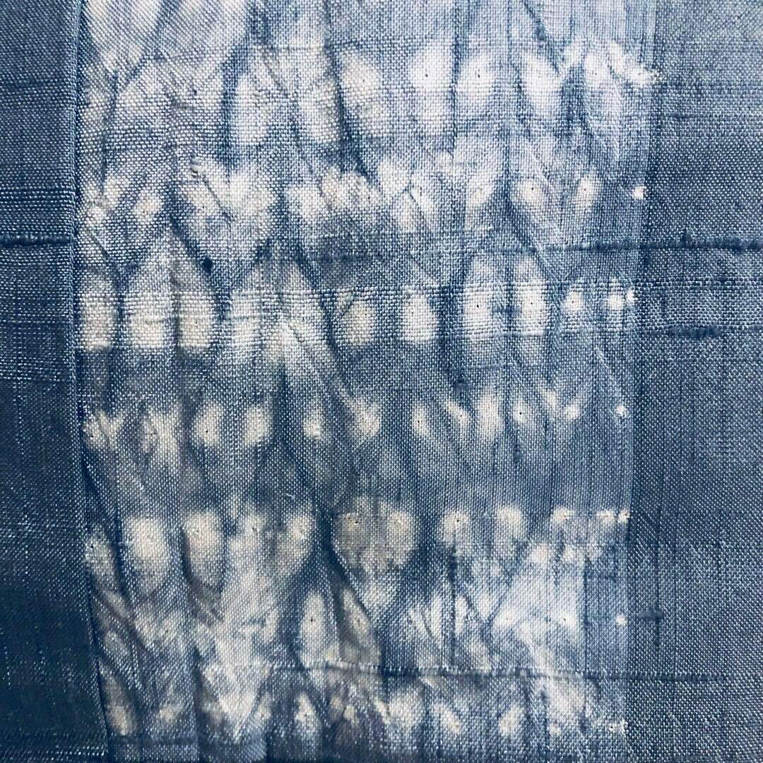 【未使用　トールサイズ】生紬　吉澤与一　付下げ　裄丈70.5 身丈169