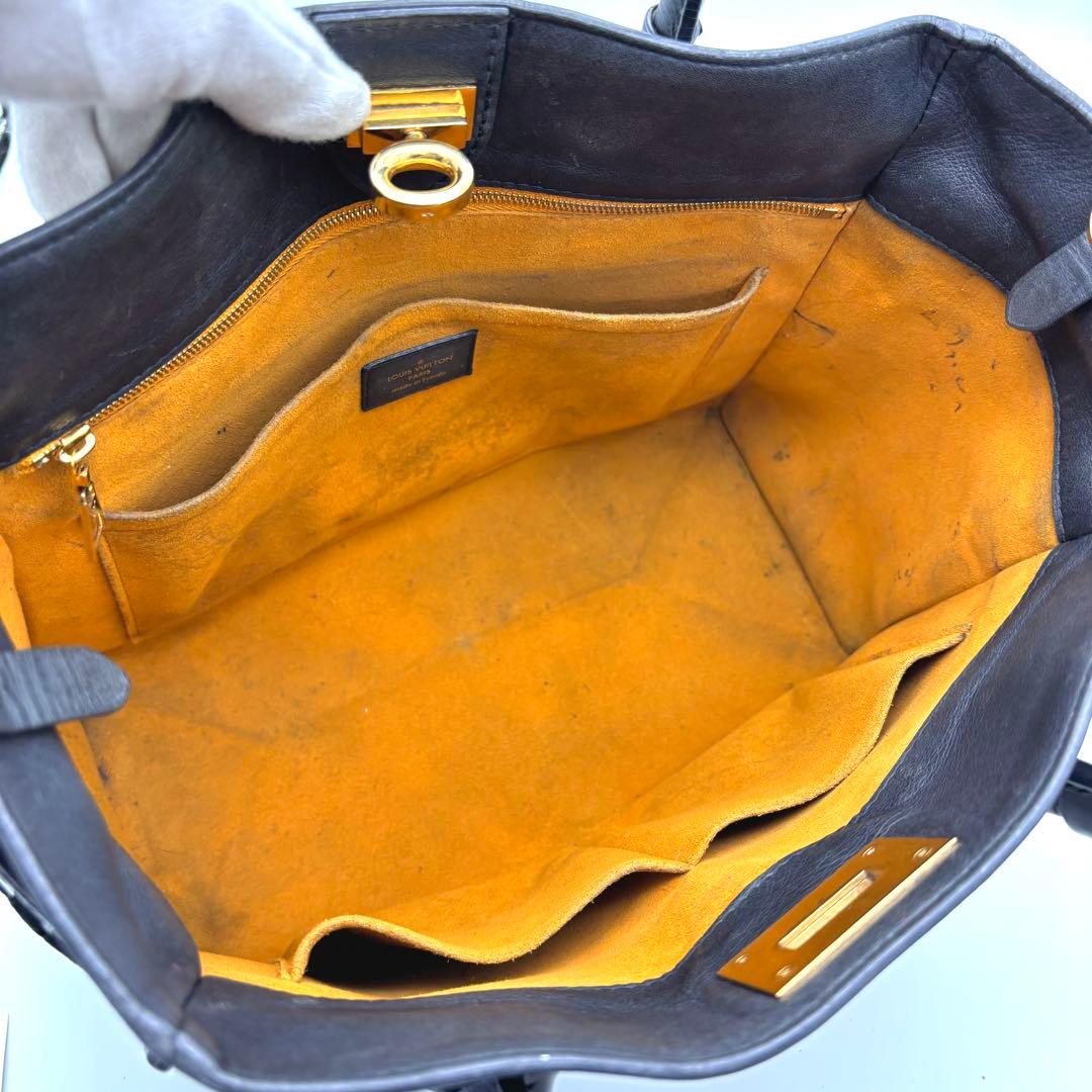 ルイヴィトン オンマイサイド MM モノグラム タフタージュ ブラック バッグ