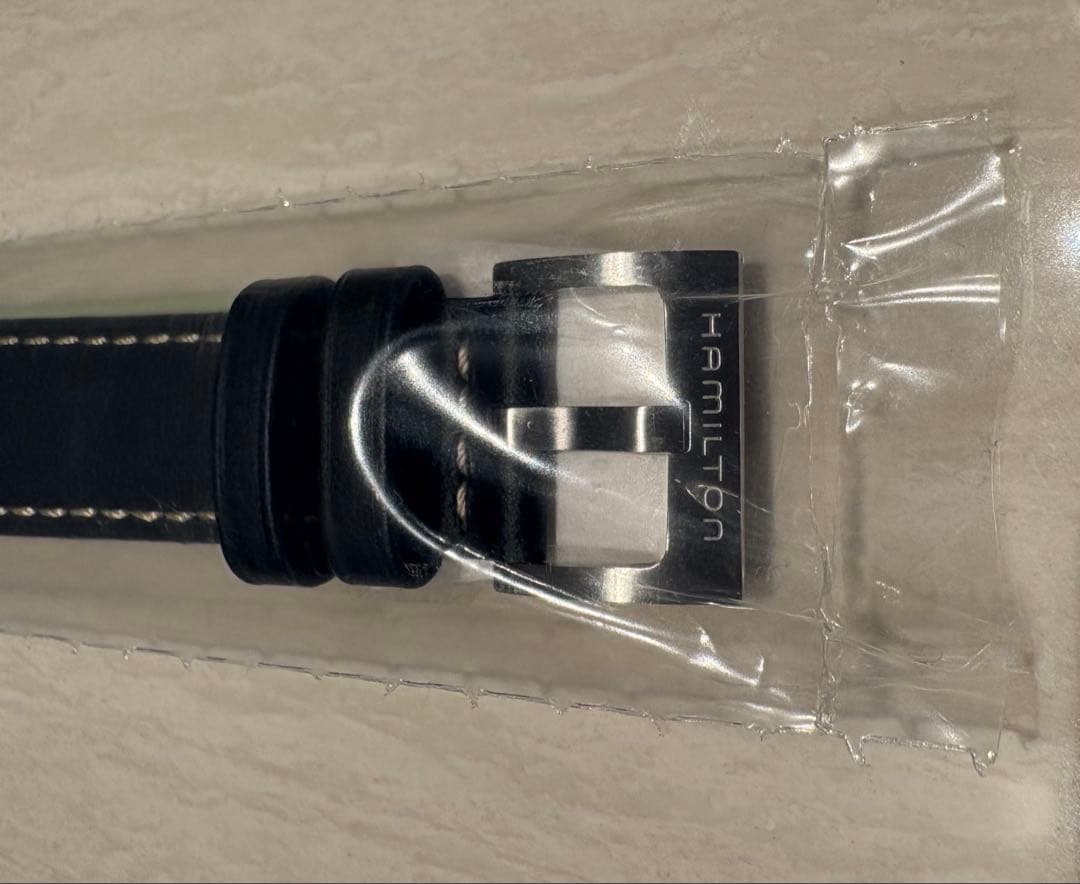 HAMILTON 純正ストラップ　黒　ブラック　20mm 新品未使用
