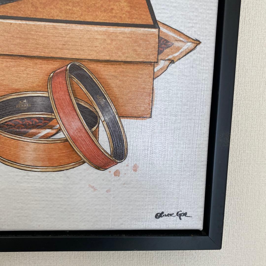 ♡オリバーガル♡HERMESデザイン40センチサイズ　フレーム付