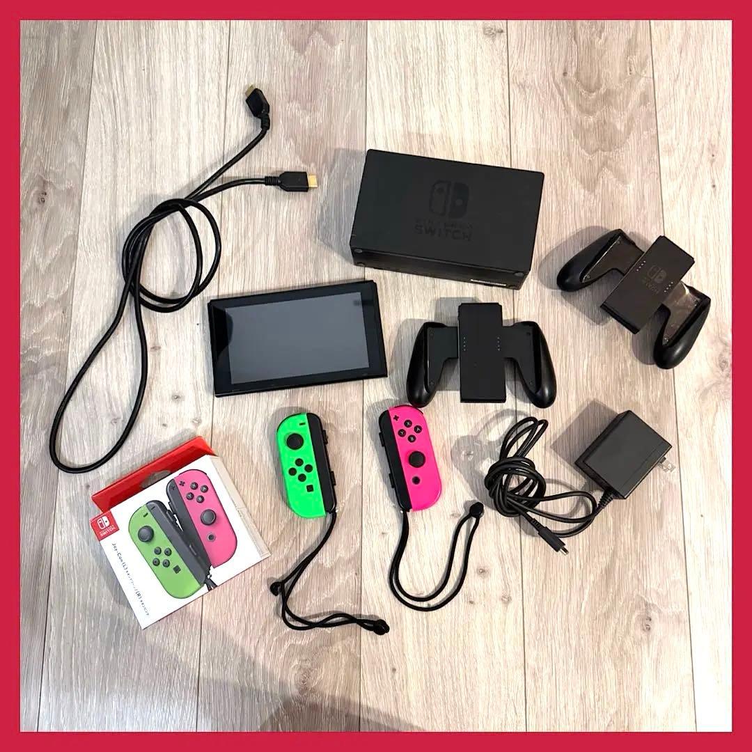 【動作確認・初期化済み】 Nintendo switch 任天堂 付属品セット