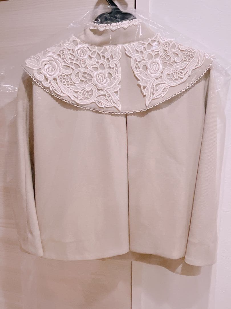 イノセントワールド 白薔薇ケープ カフェオレ×生成