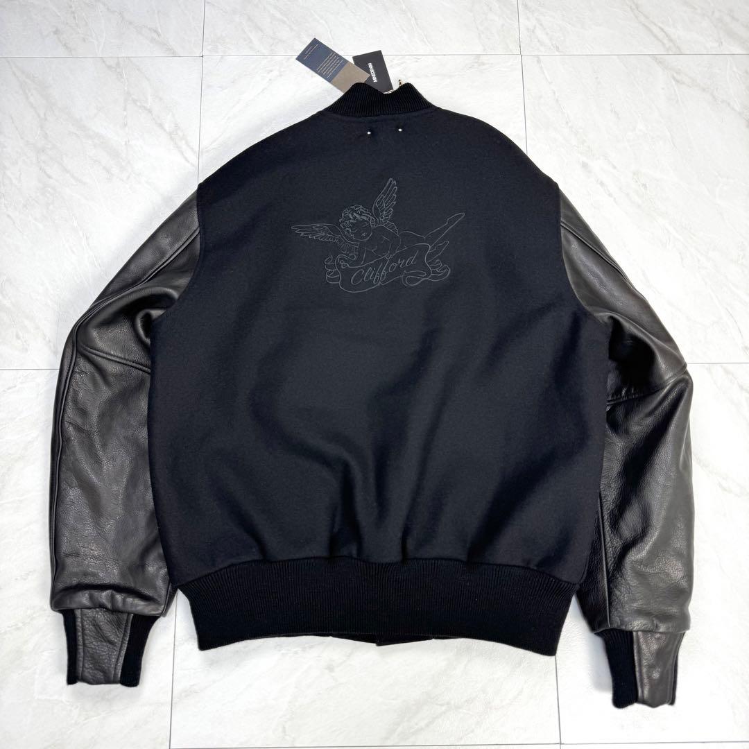 新品タグ付き マインデニム GB Sport レザー スタジャン L 黒