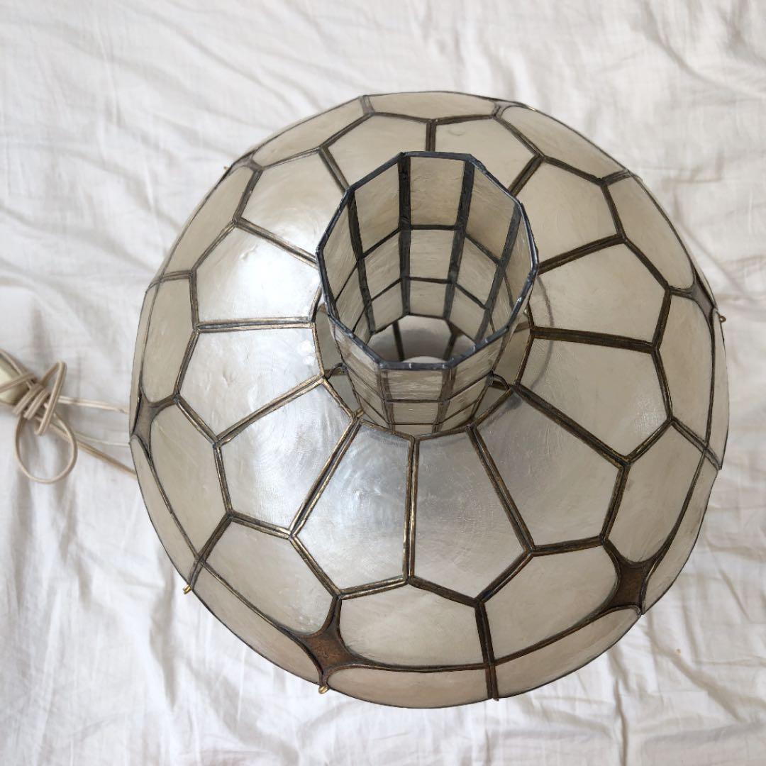 ヴィンテージ　シェル　ランプ