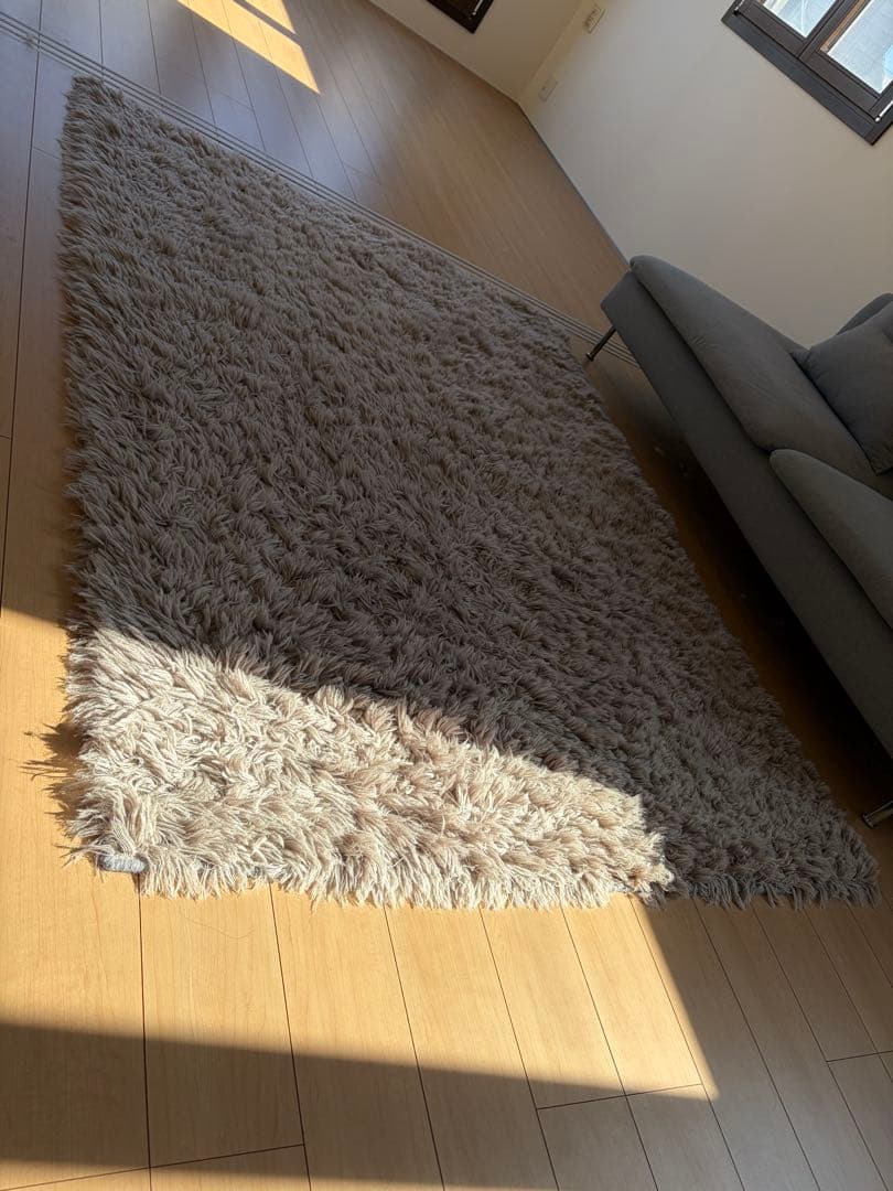 HAY SHAGGY RUG グレー ラグ