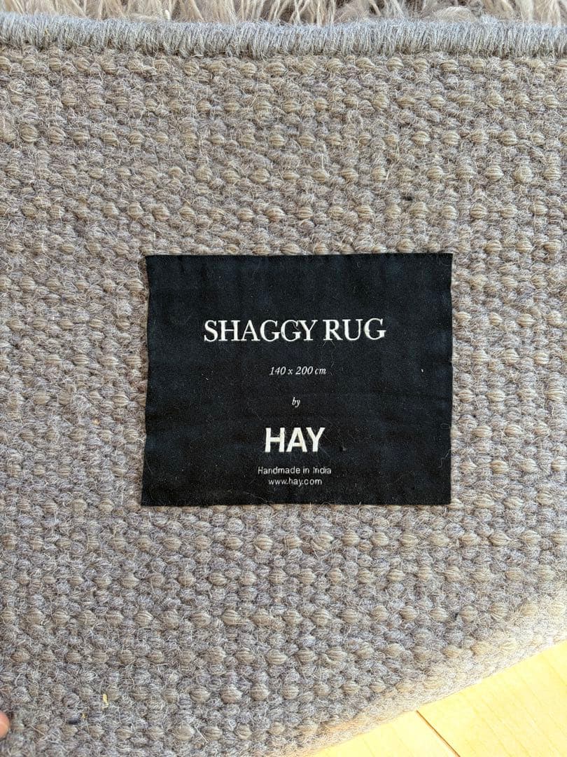 HAY SHAGGY RUG グレー ラグ
