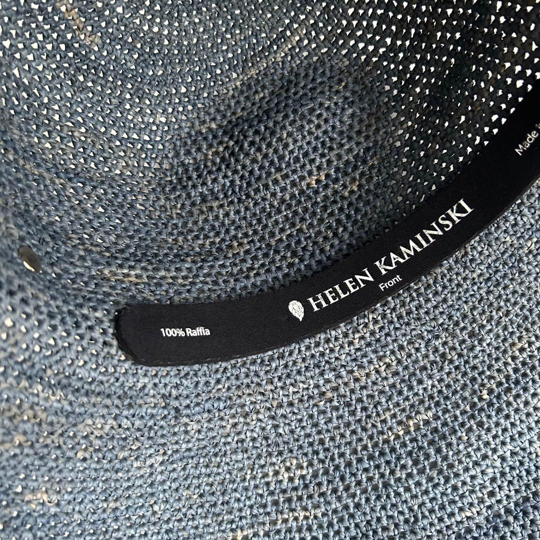 希少カラー ヘレンカミンスキー 麦わら帽子 プロヴァンス12 サファイア