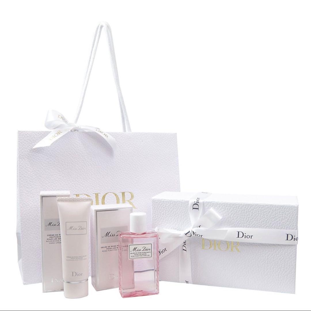 Miss Dior ハンドクリーム＆ハンドジェル ギフトセット【ギフトバッグ付】