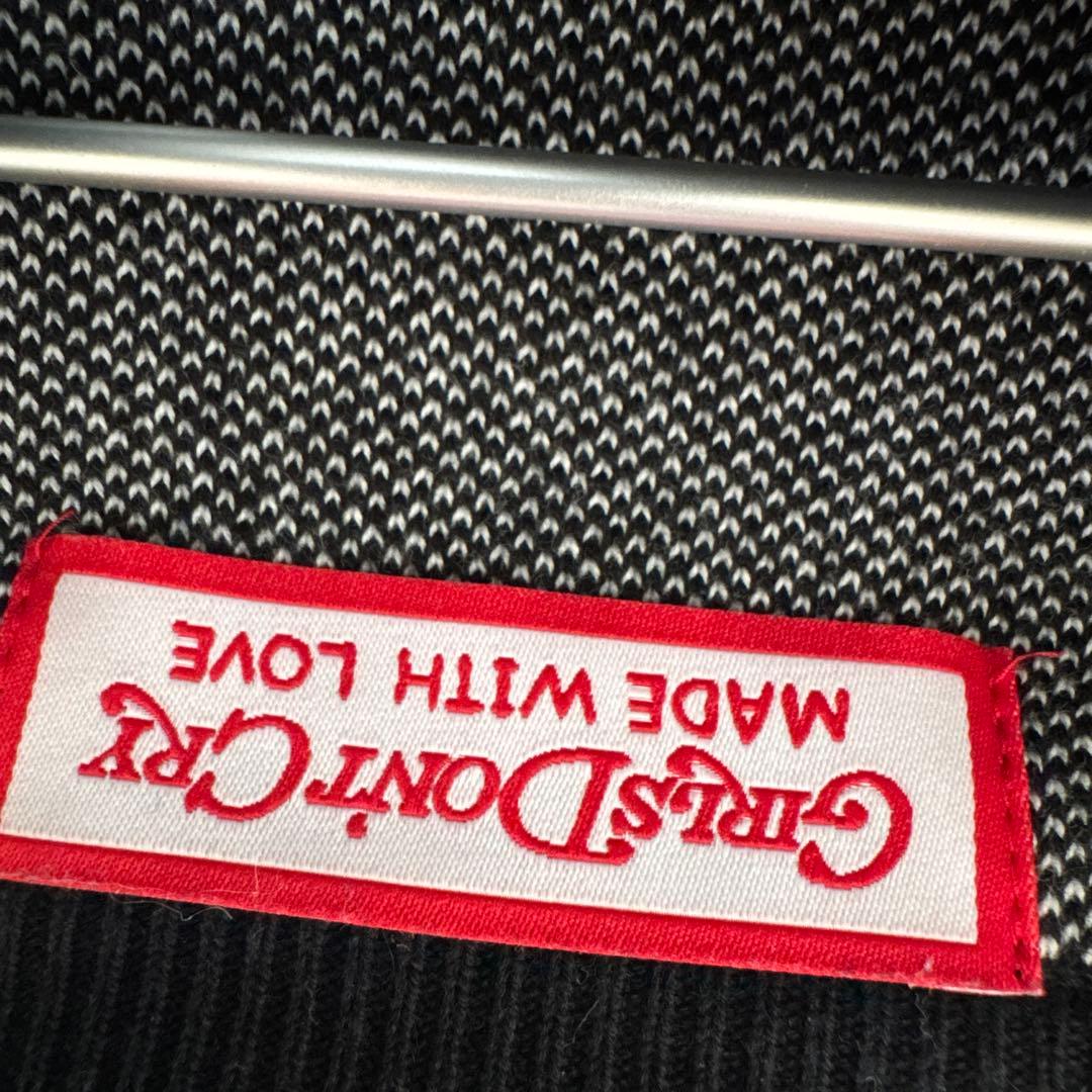 Girls Don't Cry ブラックニット