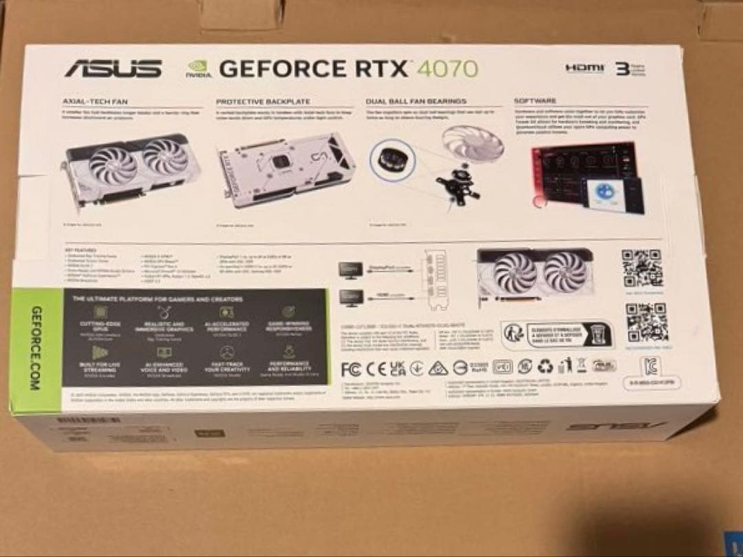 ミ*ケ様 ASUS GeForce RTX 4070 12GB OC