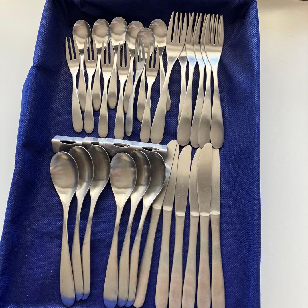 燕100本 ナイフ スプーン大小 フォーク大小 各20