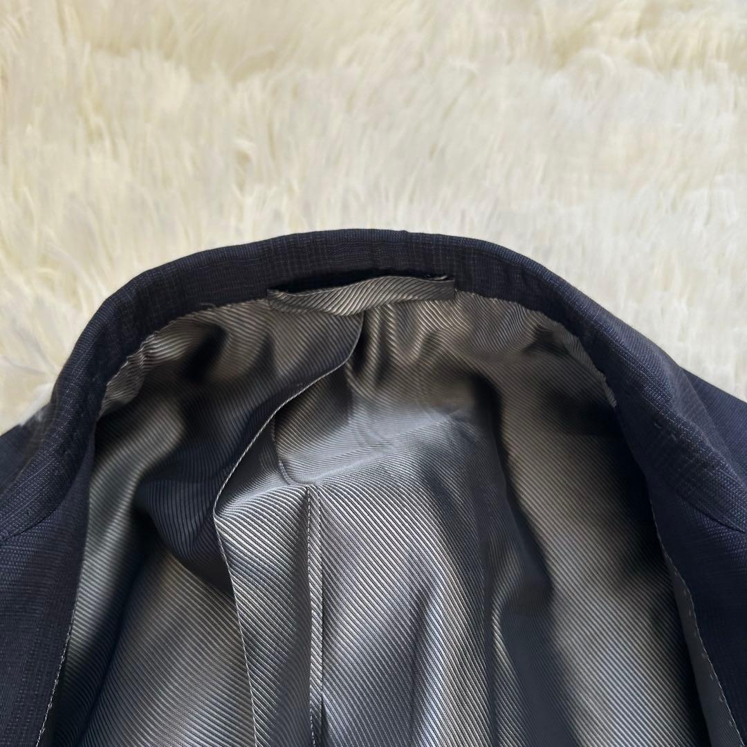 Errico Formicola シルク　モヘヤ　スーツ　ネイビー