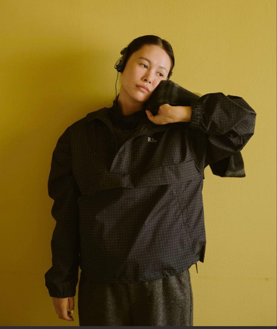 【完売商品】BrokenBase ナイロンテックアノラック ブラック