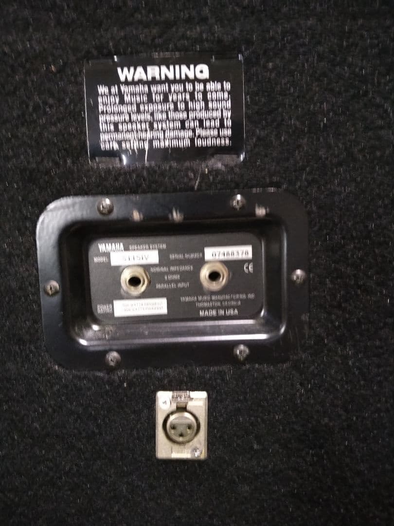 YAMAHA 38cm2WayスピーカーS115.２台セット、スタンド、ケーブル