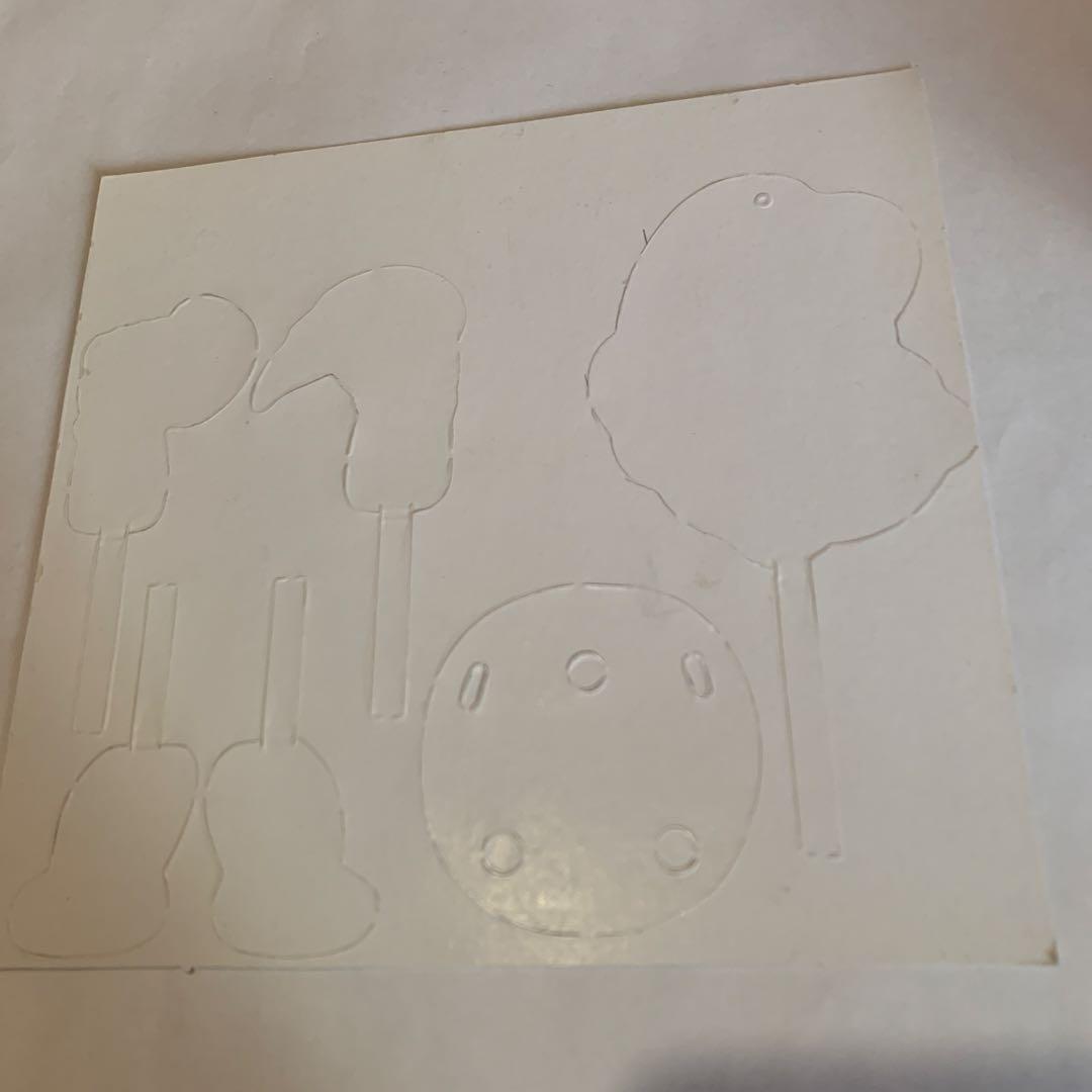 スーパーマリオブラザーズ2 マリオ 紙人形 付録 未組