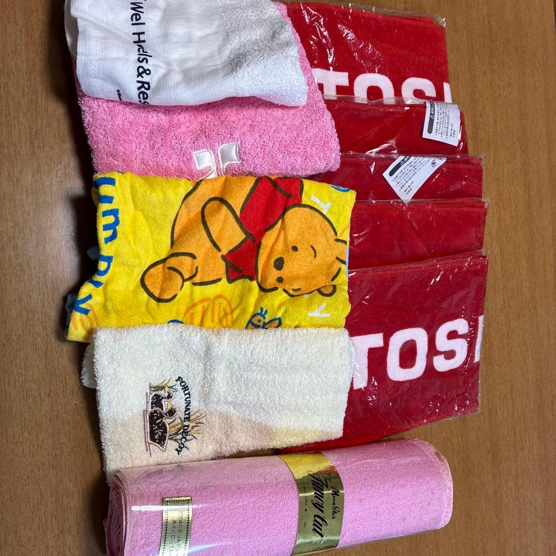 スヌーピー他新品タオルセット