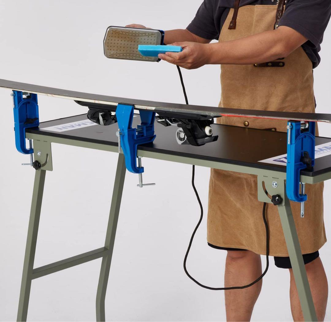 新品✨ Ski Vise 全金属の高山スキーバイス の調律とワックスがけ