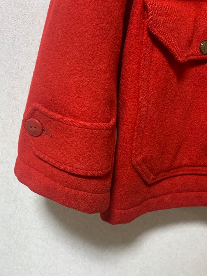 50‘s Woolrich ビンテージ マッキー 赤 ウール