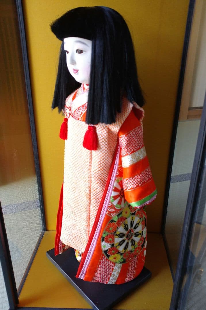 市松人形　ひな祭り　日本人形　ケースなし