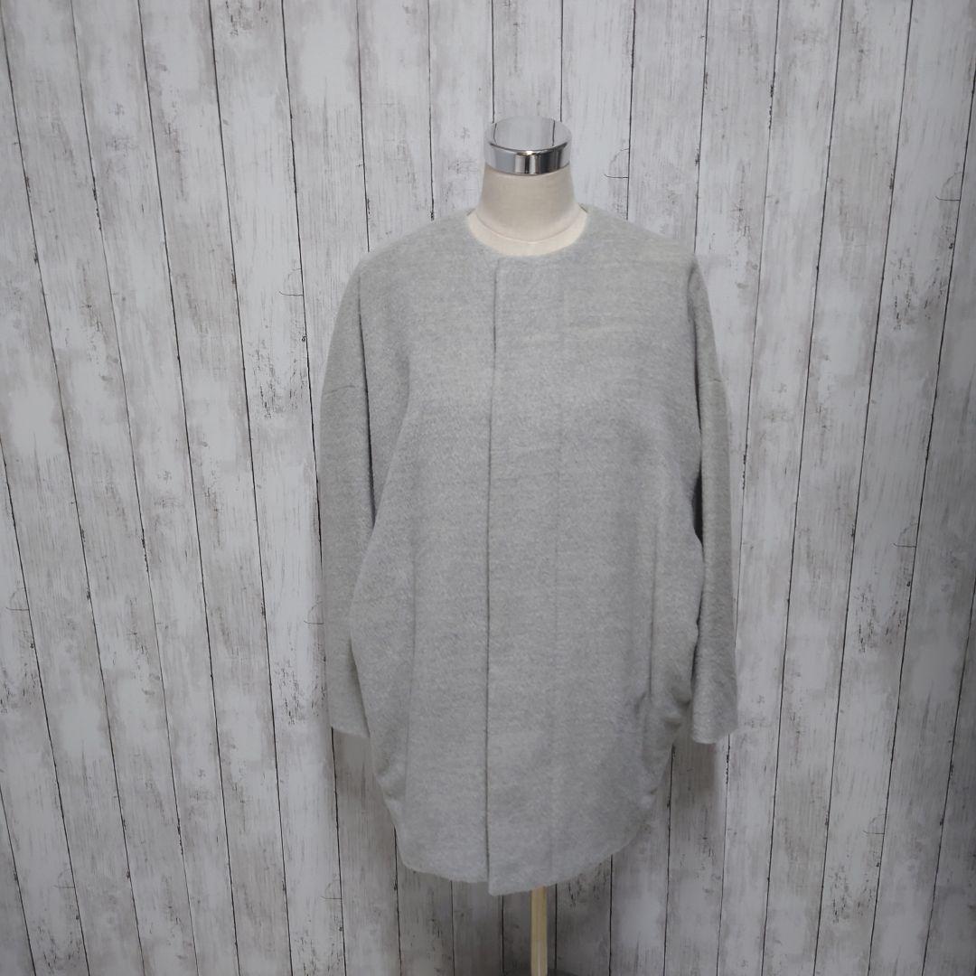 KNOTT ノット　アルパカ　ウール　ノーカラー　コート