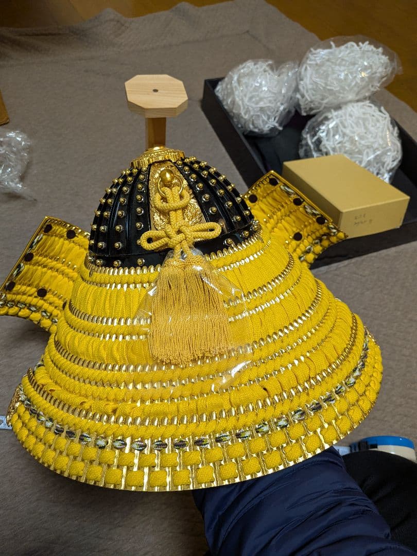 伝統的な五月人形 兜