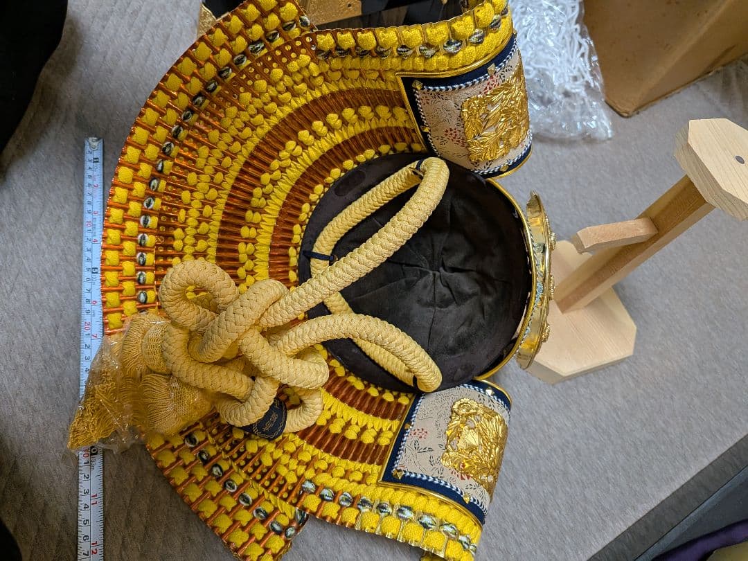 伝統的な五月人形 兜