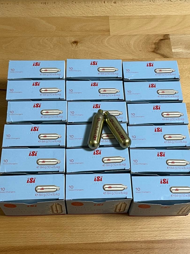 iSi ソーダチャージャー 182本　　ツイスパソーダ