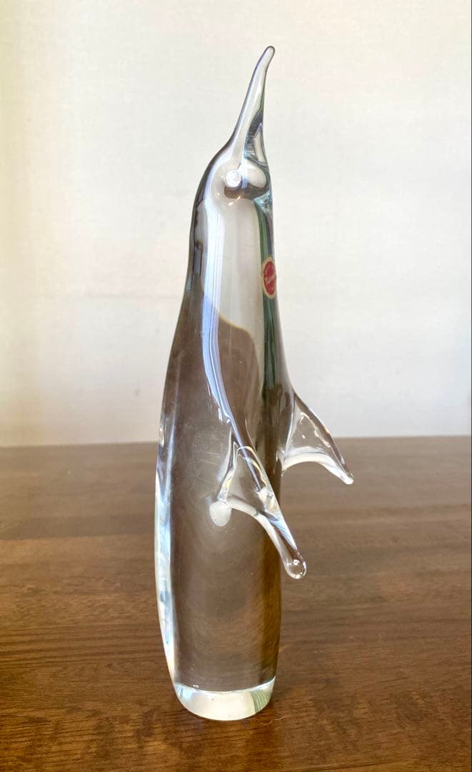 ムラーノガラス ペンギン置物 27cm Murano Italy ヴィンテージ