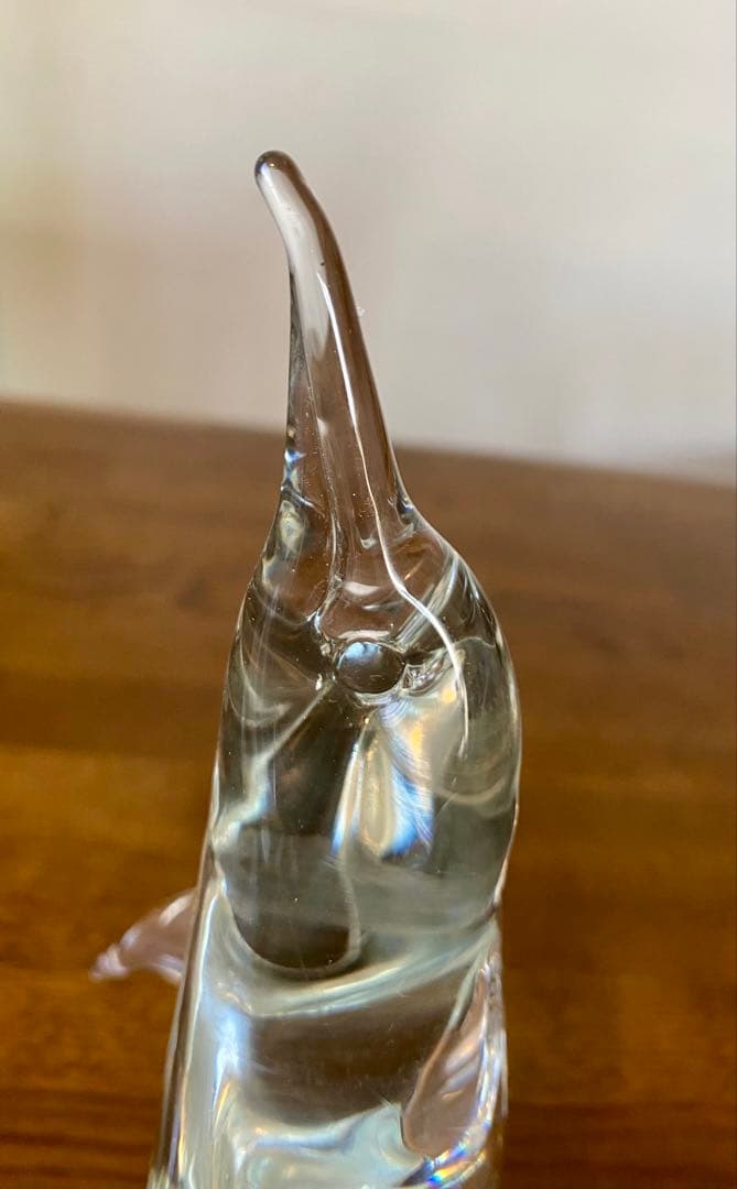 ムラーノガラス ペンギン置物 27cm Murano Italy ヴィンテージ