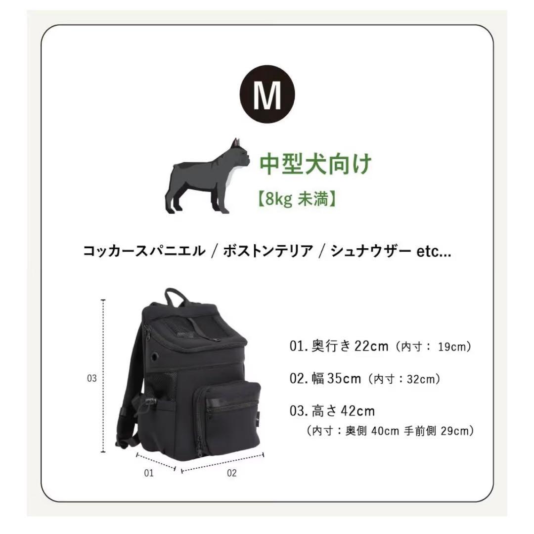 【CITYDOG】ネオプレーンバックパックキャリーMサイズ モカ