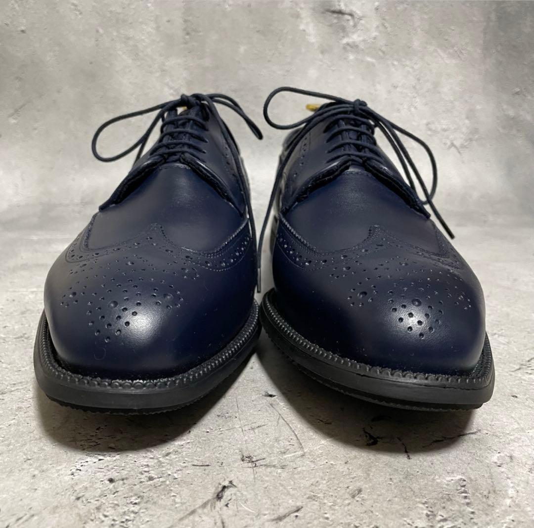 美品　リーガル　REGAL （24） レインシューズ　ウィングチップ　メダリオン