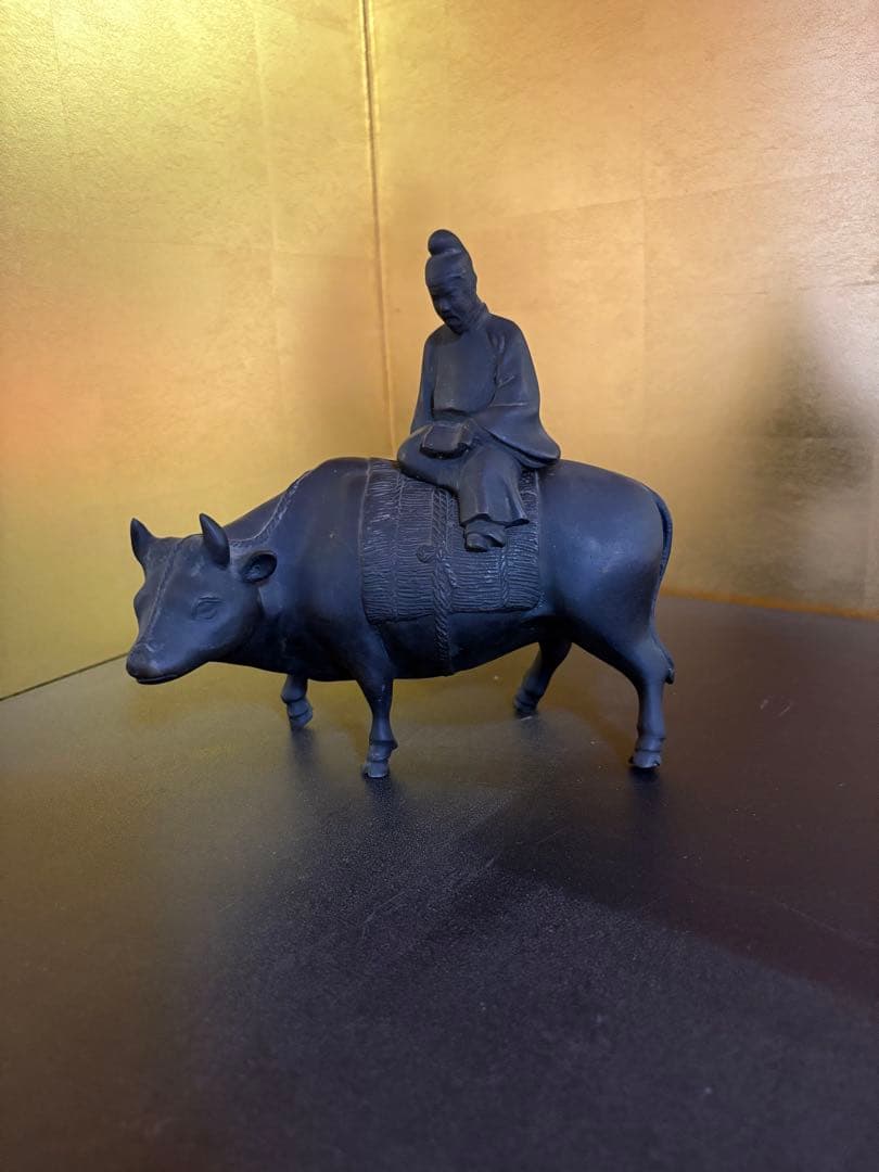 牛　香炉　置物