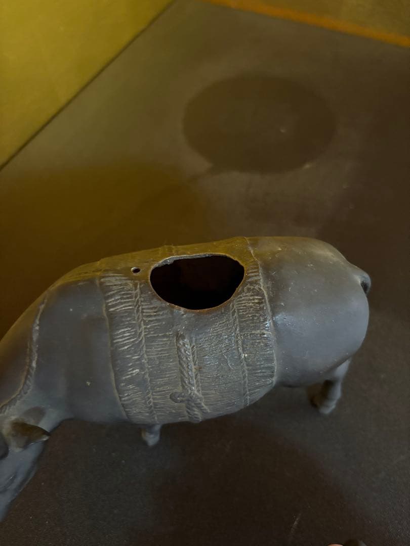 牛　香炉　置物