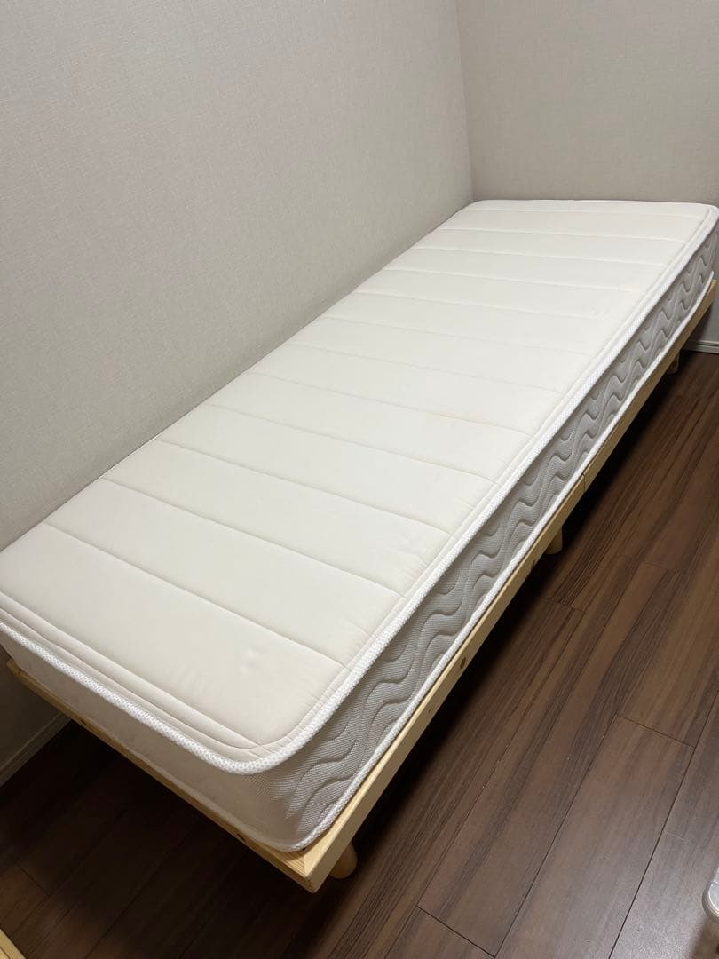 源ベッド 日本製 ポケットコイル ベッドマットレス ハイグレード セミシングル