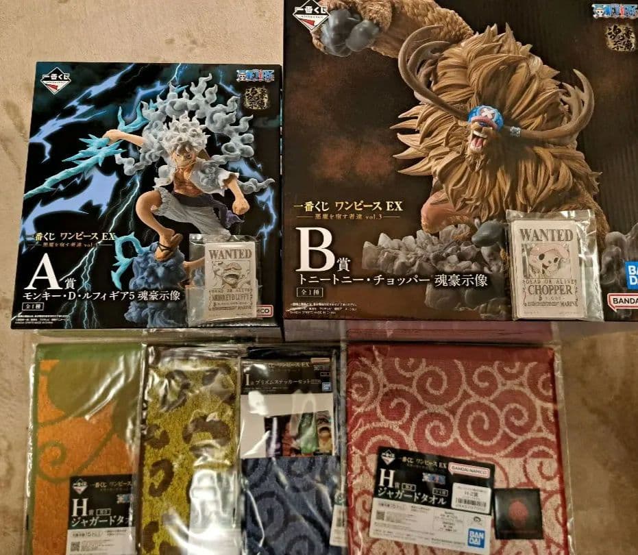 一番くじ ワンピース A賞ニカ B賞チョッパー 他9点セット