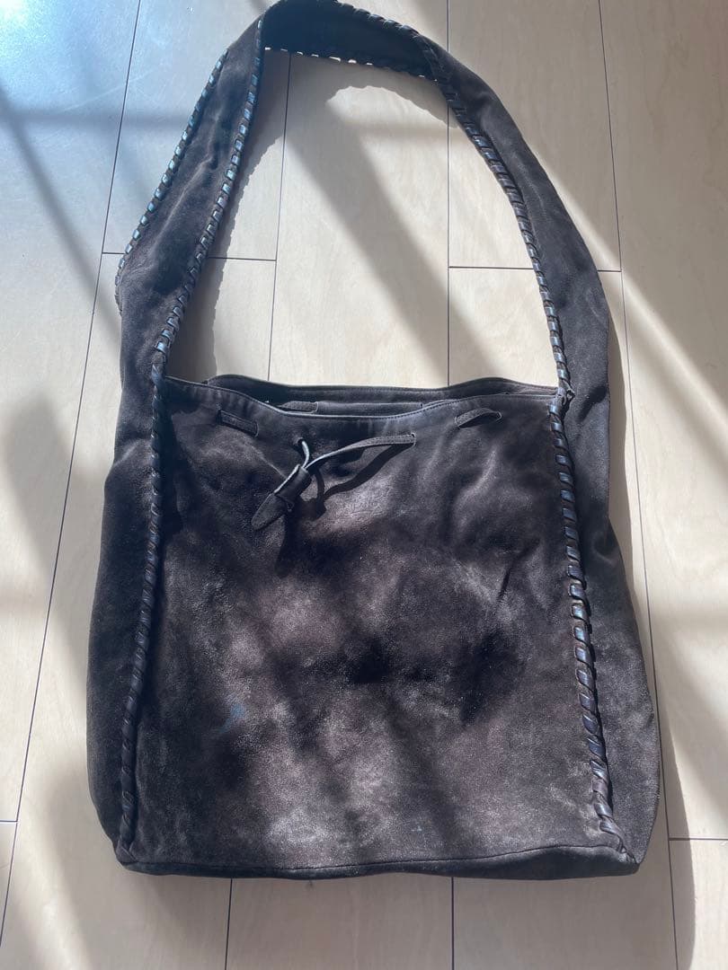 PRADAプラダ 90年代　ヴィンテージ スエード ショルダーバッグ イタリア製