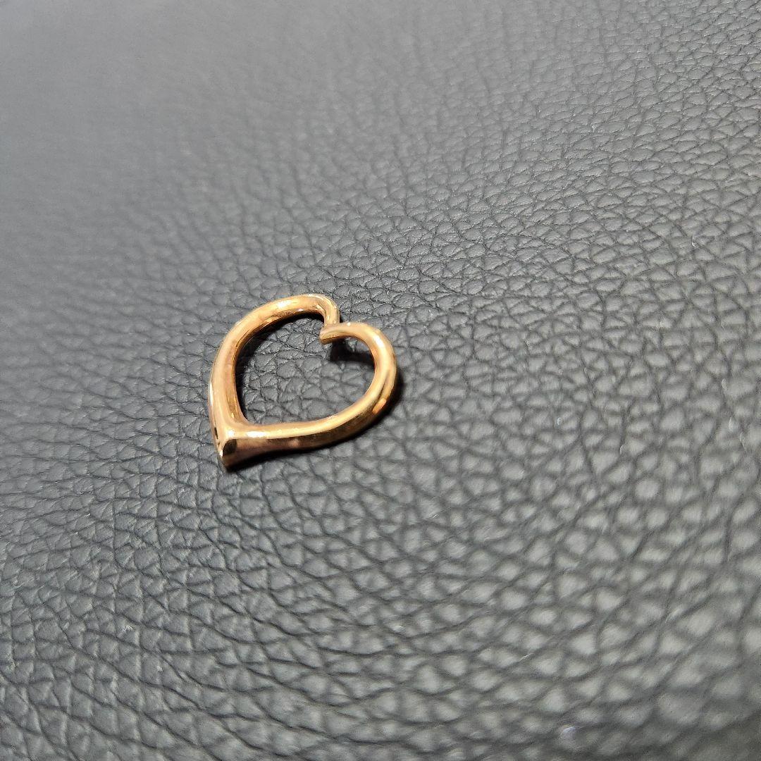 k18　オープンハート　ペンダントトップ