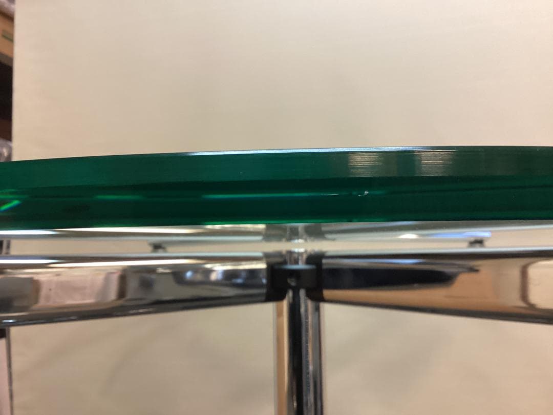 希少　１台のみ　USM　キトス　ラウンドテーブル　丸　795Φ　ガラス