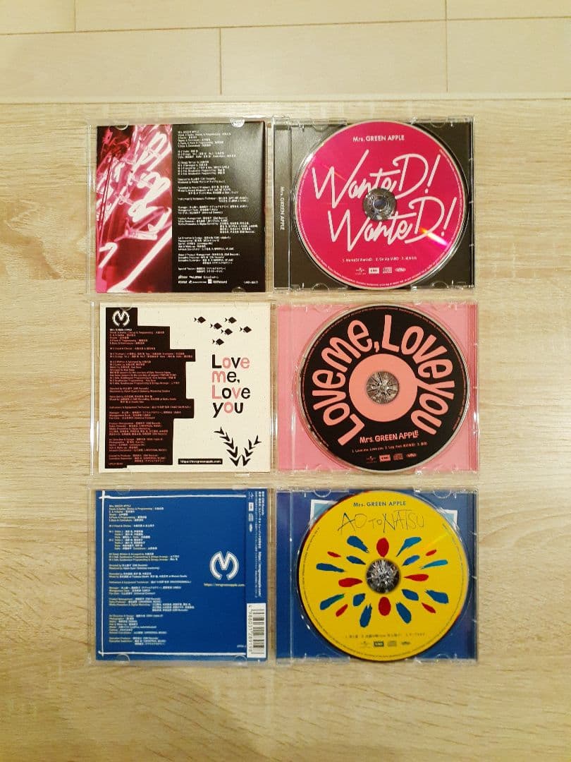 Mrs.GREEN APPLE　CDまとめ売り