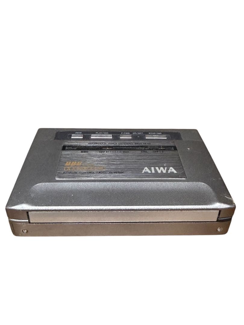 AIWA HS-PX50 シルバー ポータブルカセットプレーヤー　 現状品