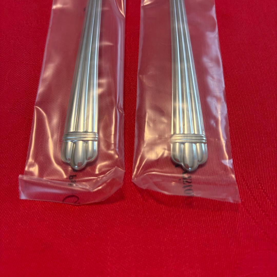 オイスターフォーク christofle クリストフルアリア 2本 新品