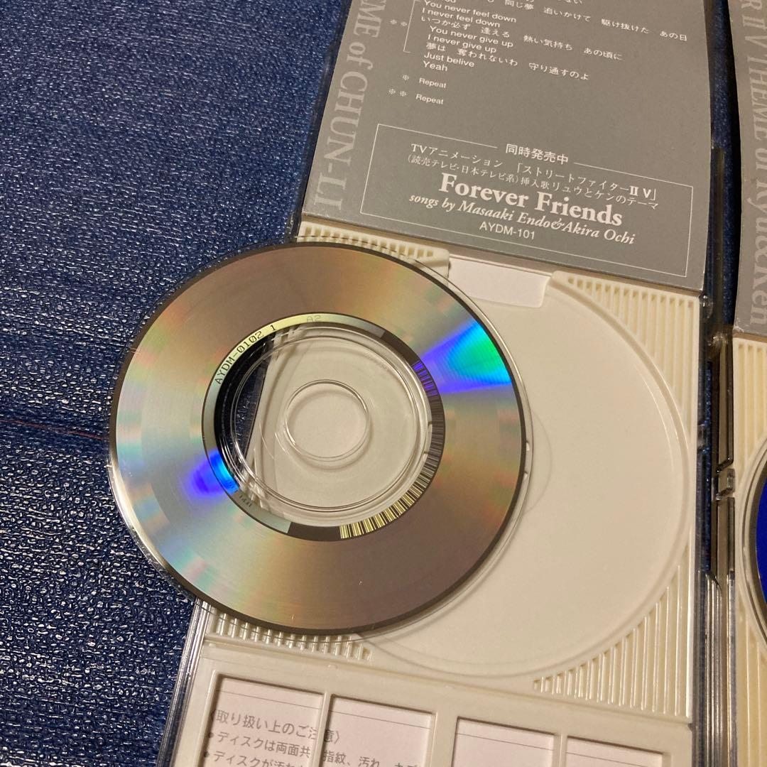 ストリートファイターⅡ Ⅴ 春麗　リュウとケンテーマ　8センチ8cmシングルCD