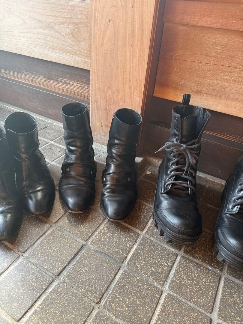 SAINT LAURENT リングブーツ 2016年モデルarchive 着画有