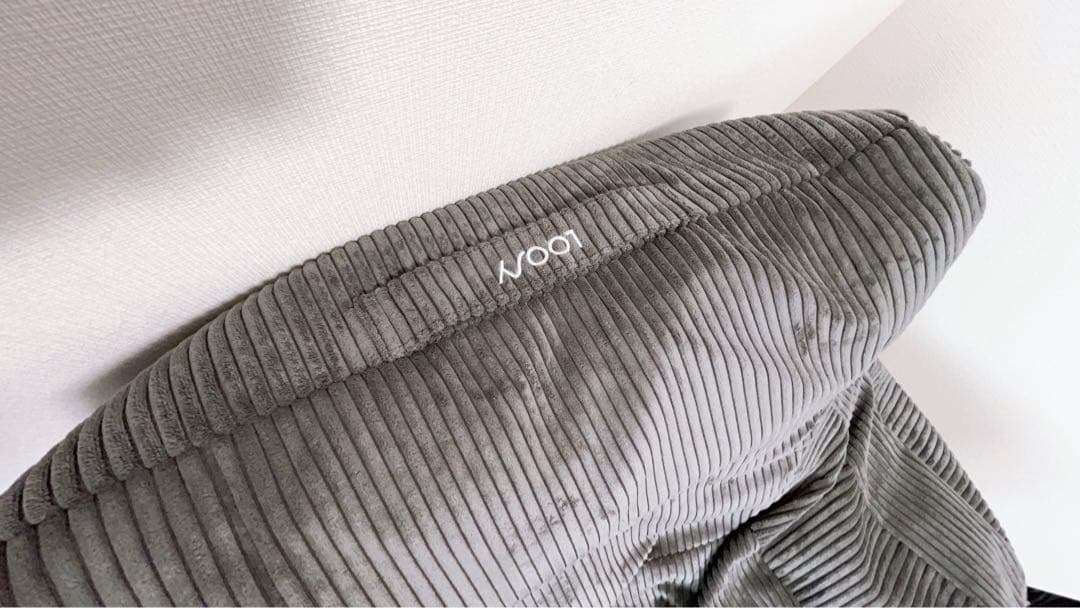 LOOSY グレー ビーズクッション ソファ 大きめ