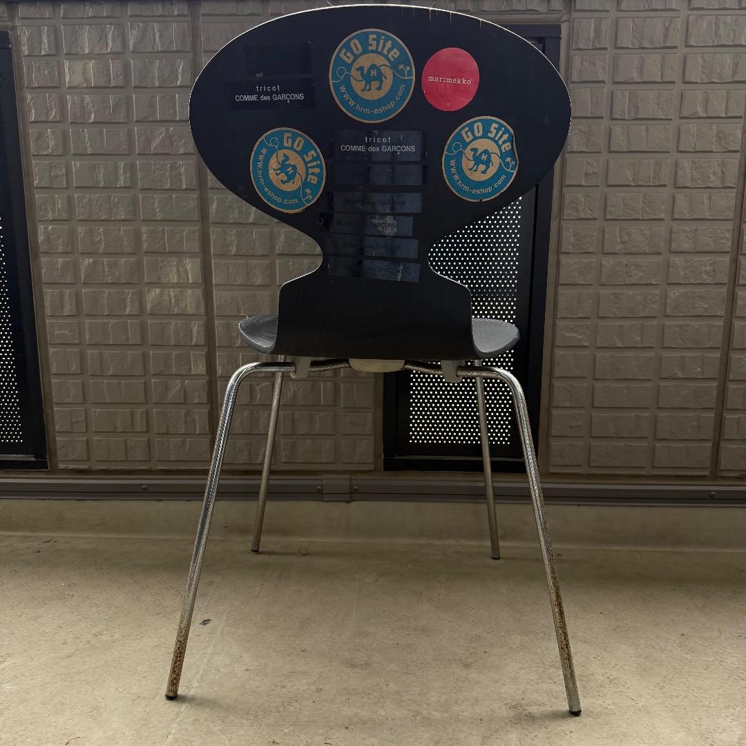 フリッツ・ハンセン　セブンチェア　ブラック　デザインチェア　椅子