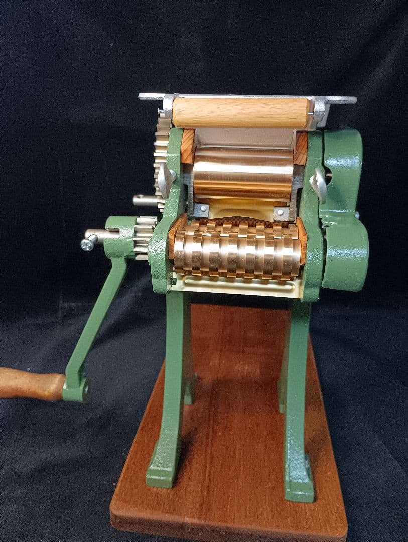 衛生的　小野式製麺機両刃１形レストア済み　※特記事項参照