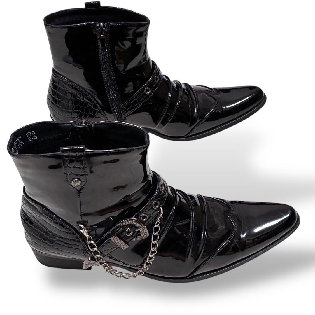 靴 00s archive chain belt boots studs y2k