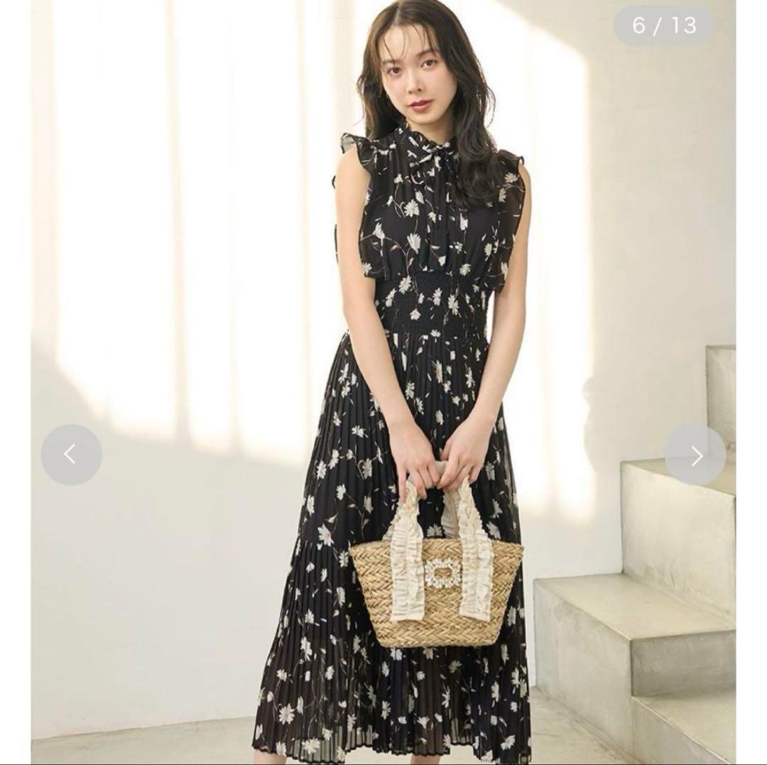 スナイデルホーム ビジューかごバッグ アイボリー